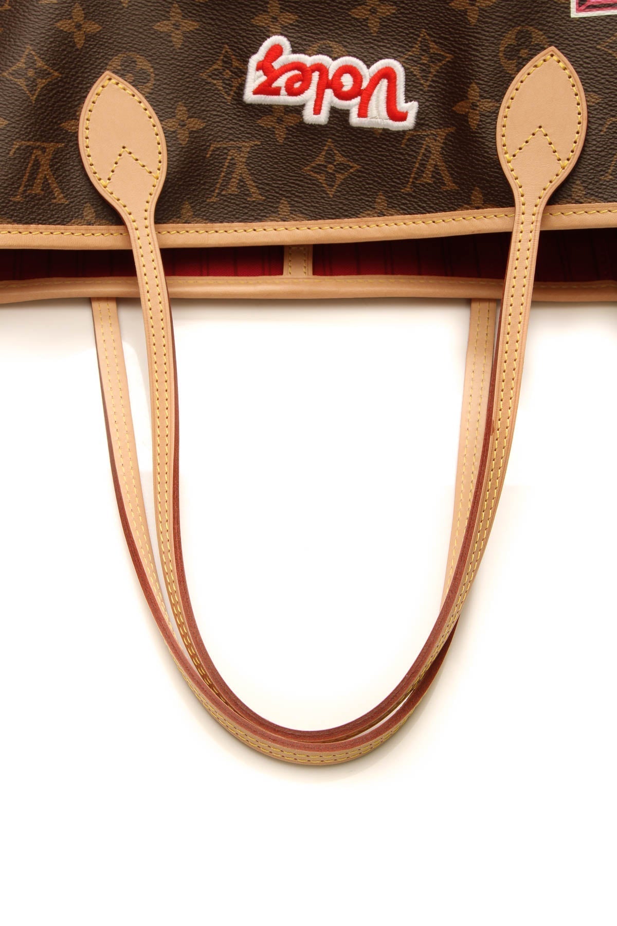 Patches Neverfull MM Tote Bag - Monogram