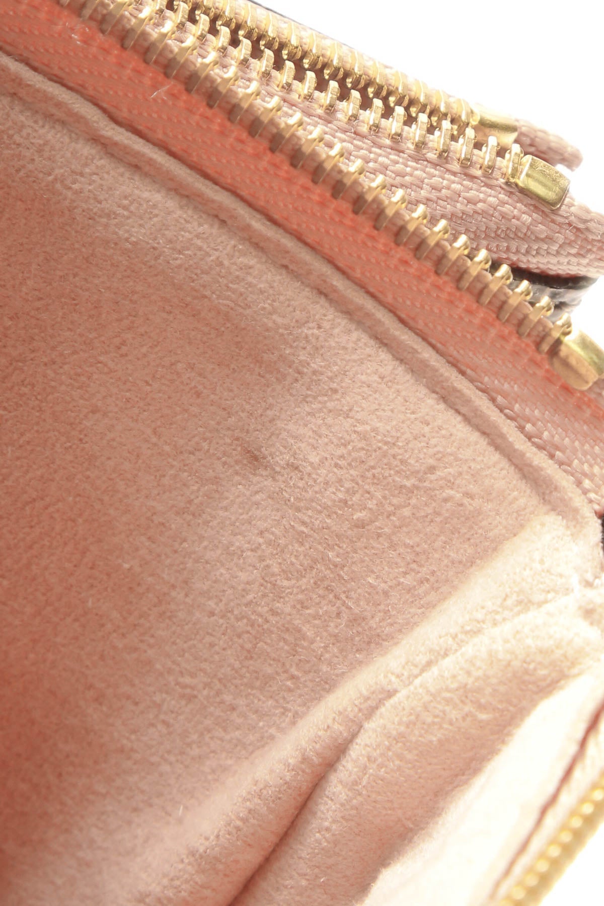 Double Zip Pochette Bag - Damier Ebene
