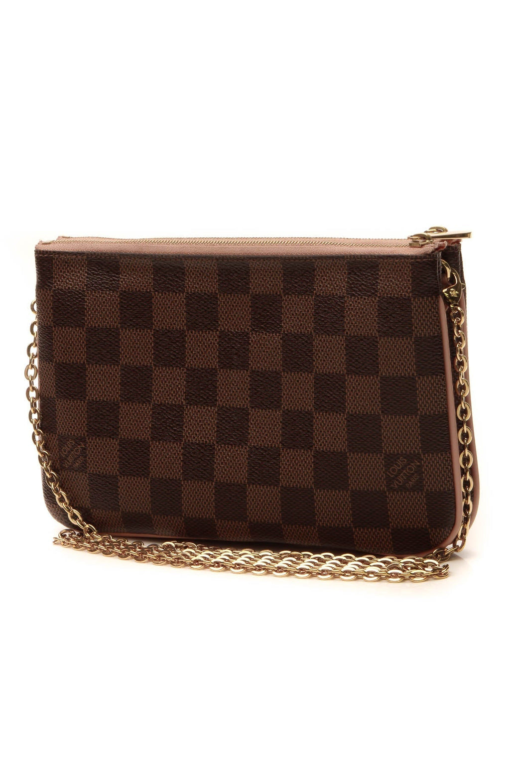 Double Zip Pochette Bag - Damier Ebene