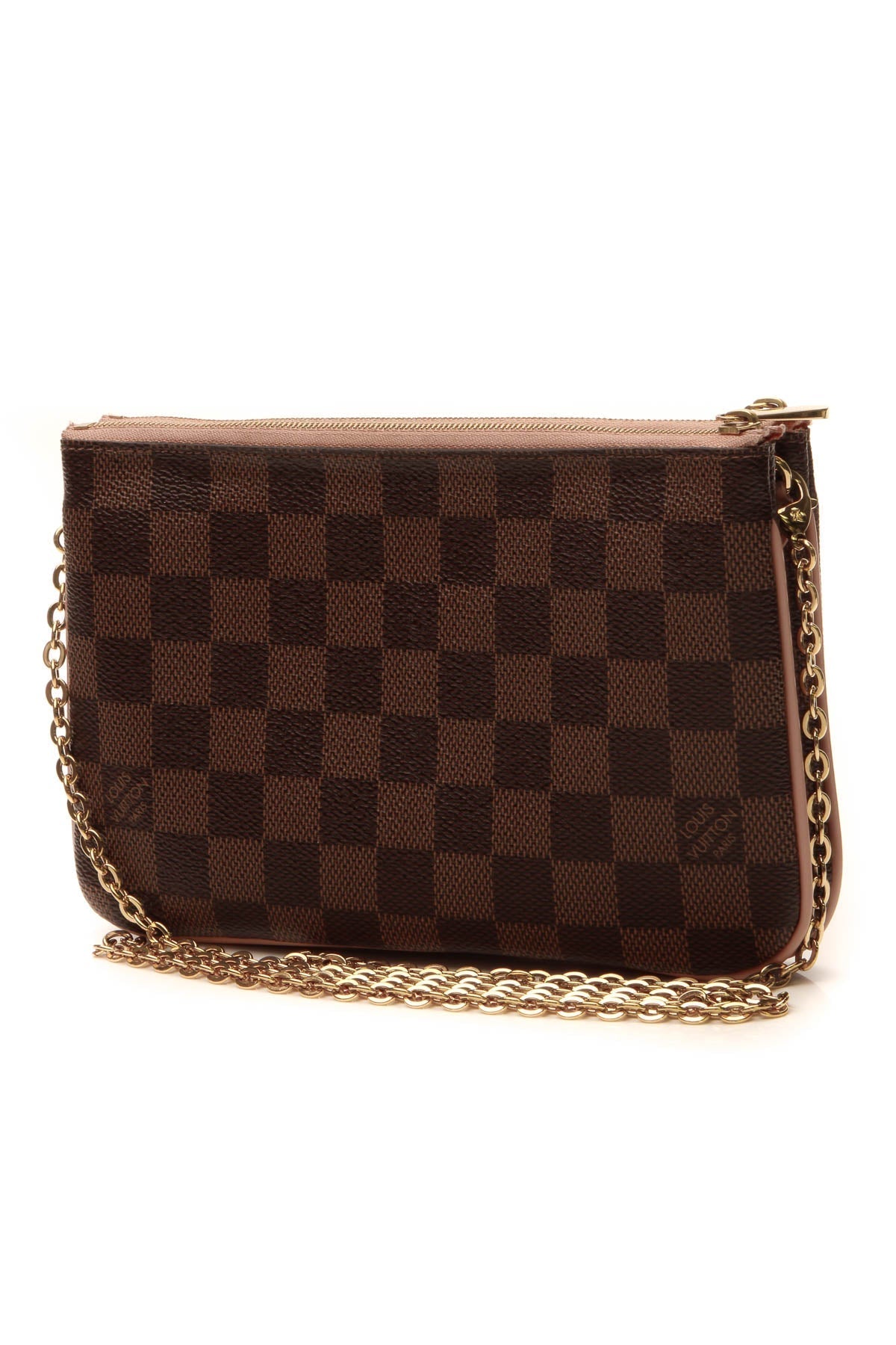 Double Zip Pochette Bag - Damier Ebene