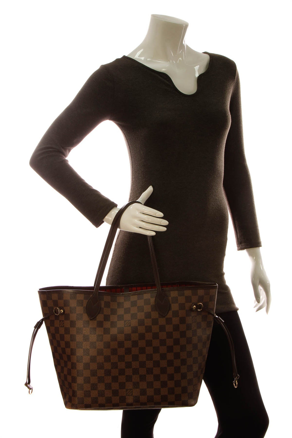 Neverfull MM Tote Bag - Damier Ebene