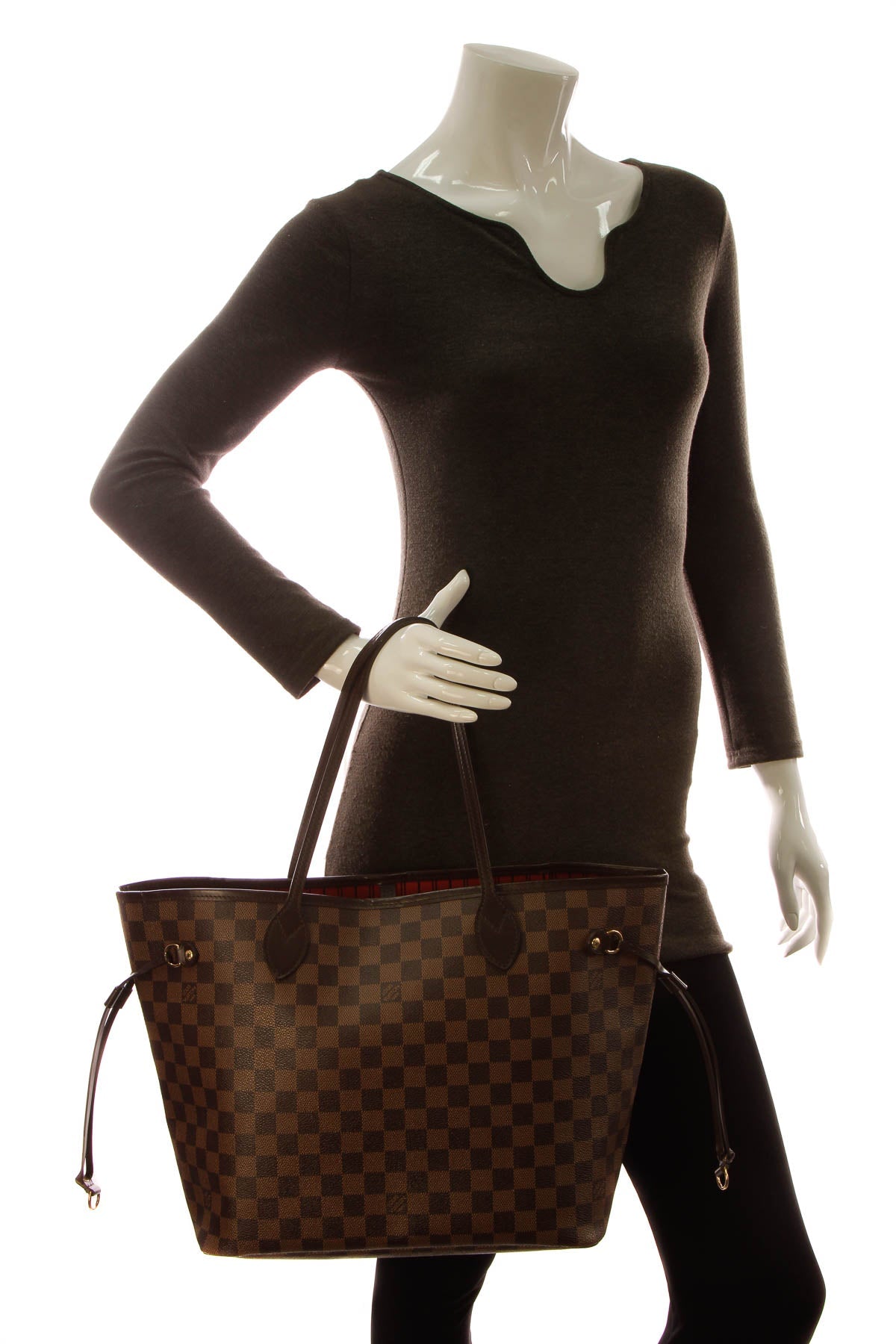 Neverfull MM Tote Bag - Damier Ebene