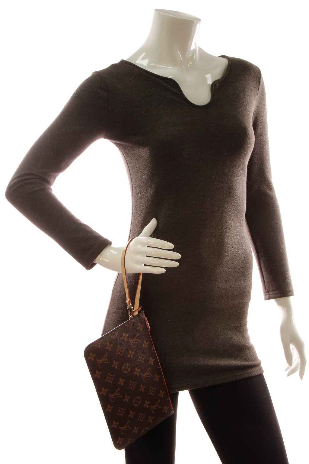 Neverfull Pouch Wristlet - Monogram