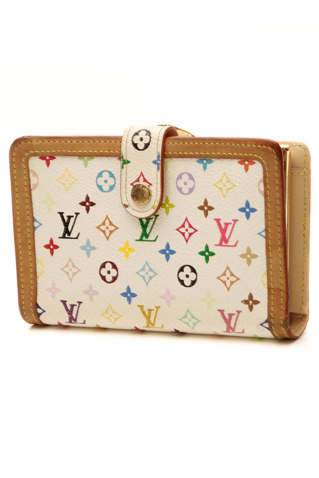 Billets Viennois Wallet - White Multicolore Monogram