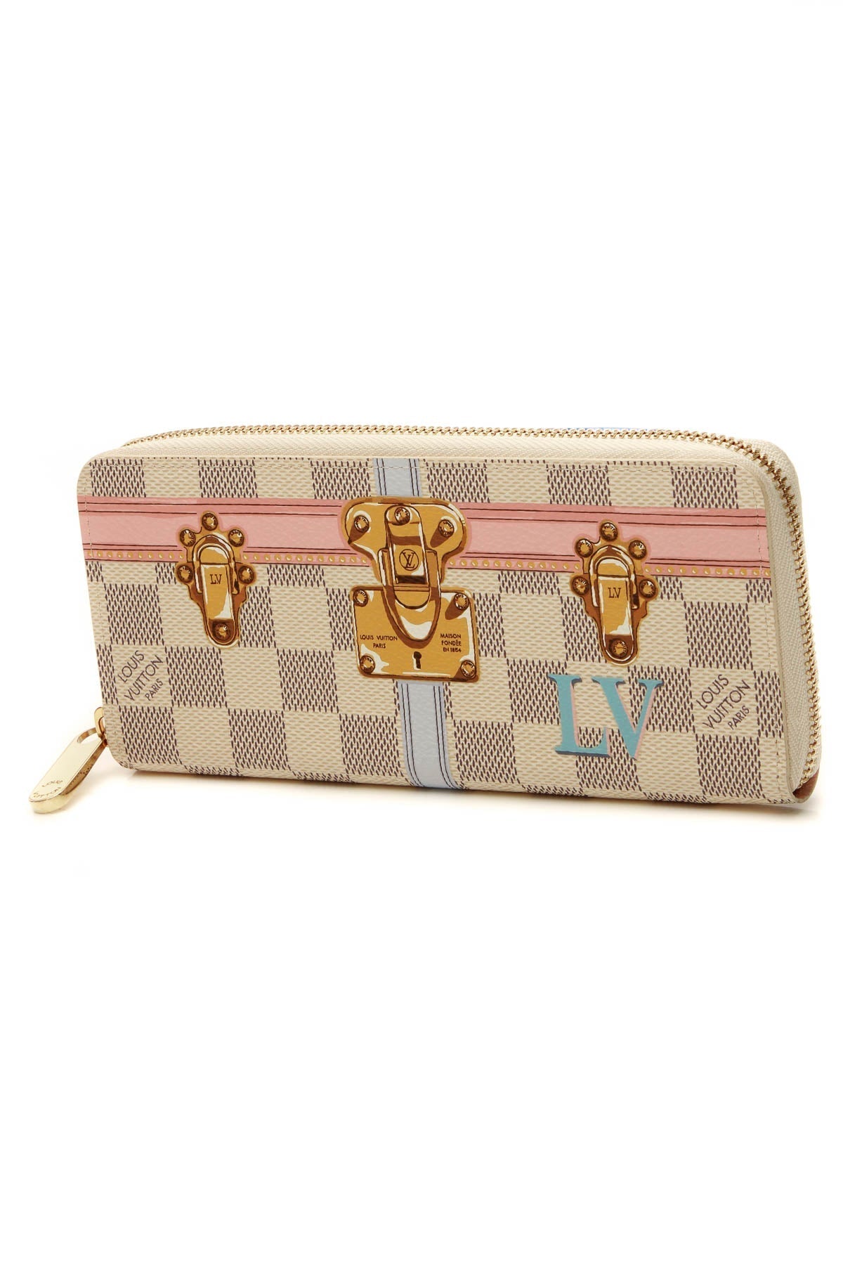 Summer Trunks Clemence Wallet - Damier Azur