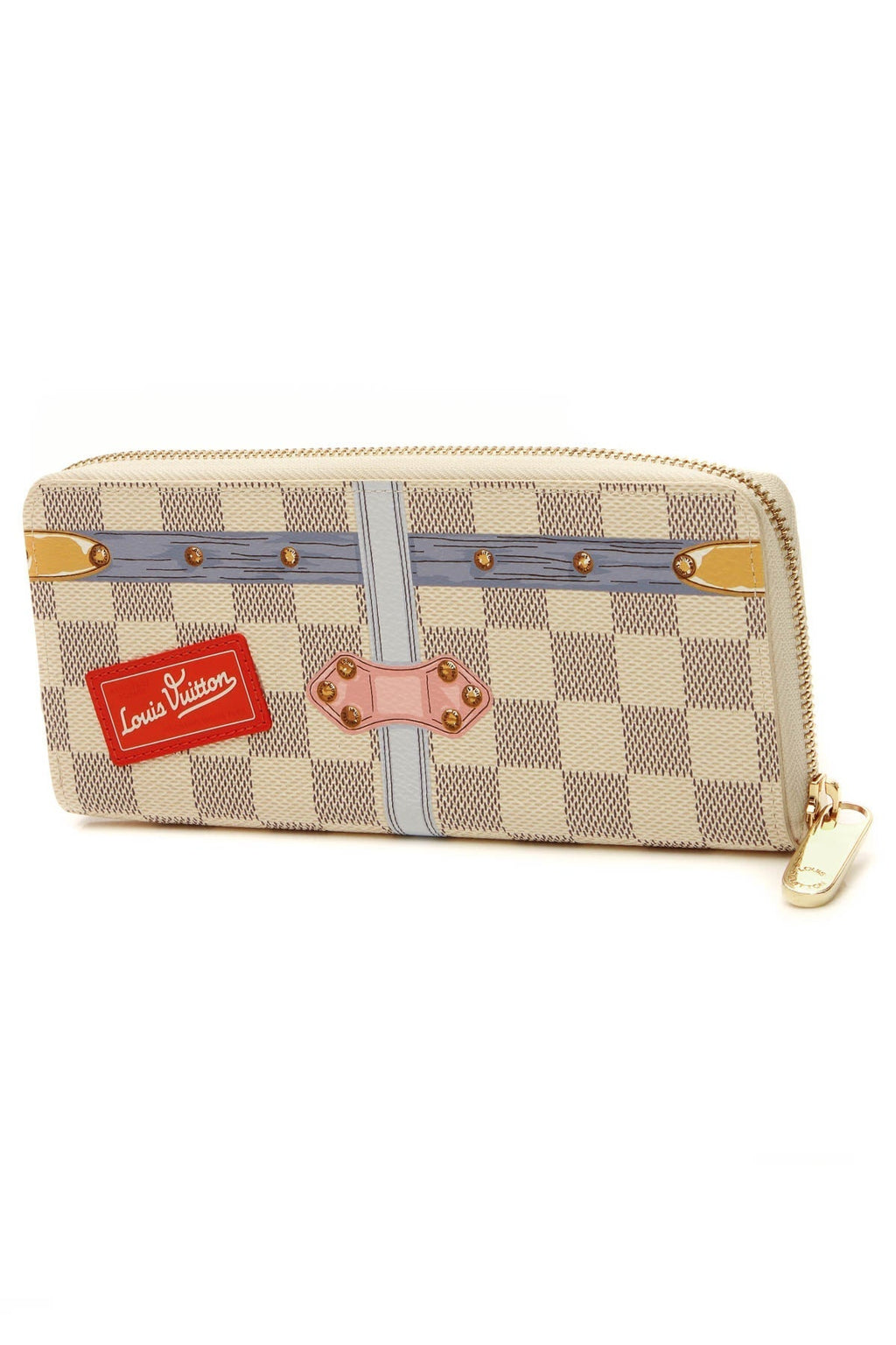 Summer Trunks Clemence Wallet - Damier Azur