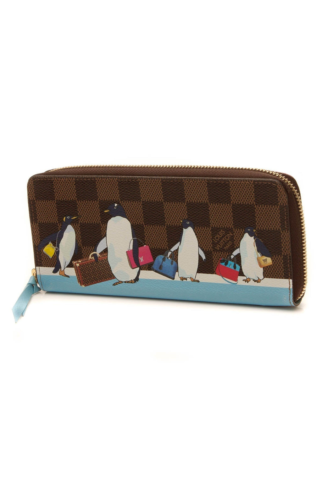 2017 Christmas Animation Clemence Wallet - Damier Ebene