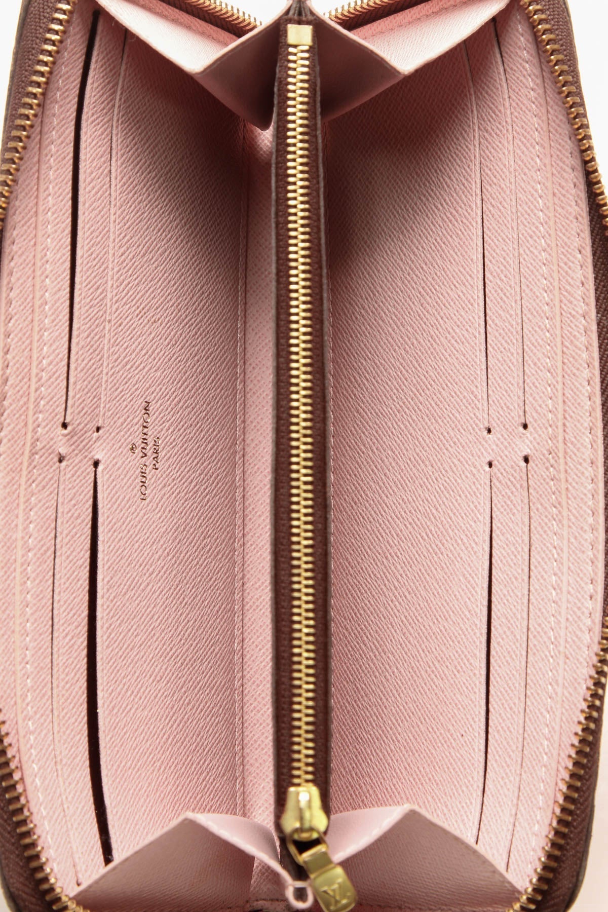 Clemence Wallet - Monogram/Rose Ballerine