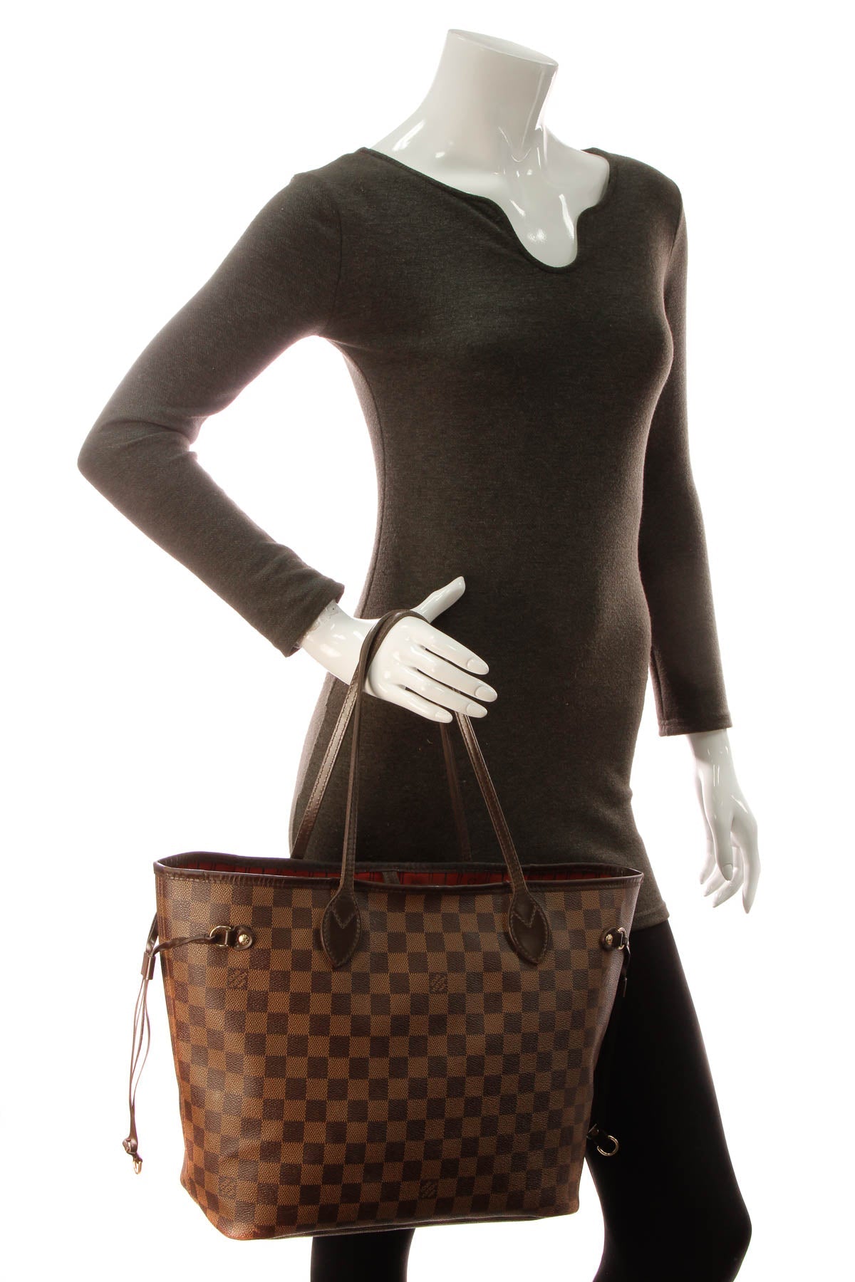 Neverfull MM Tote Bag - Damier Ebene