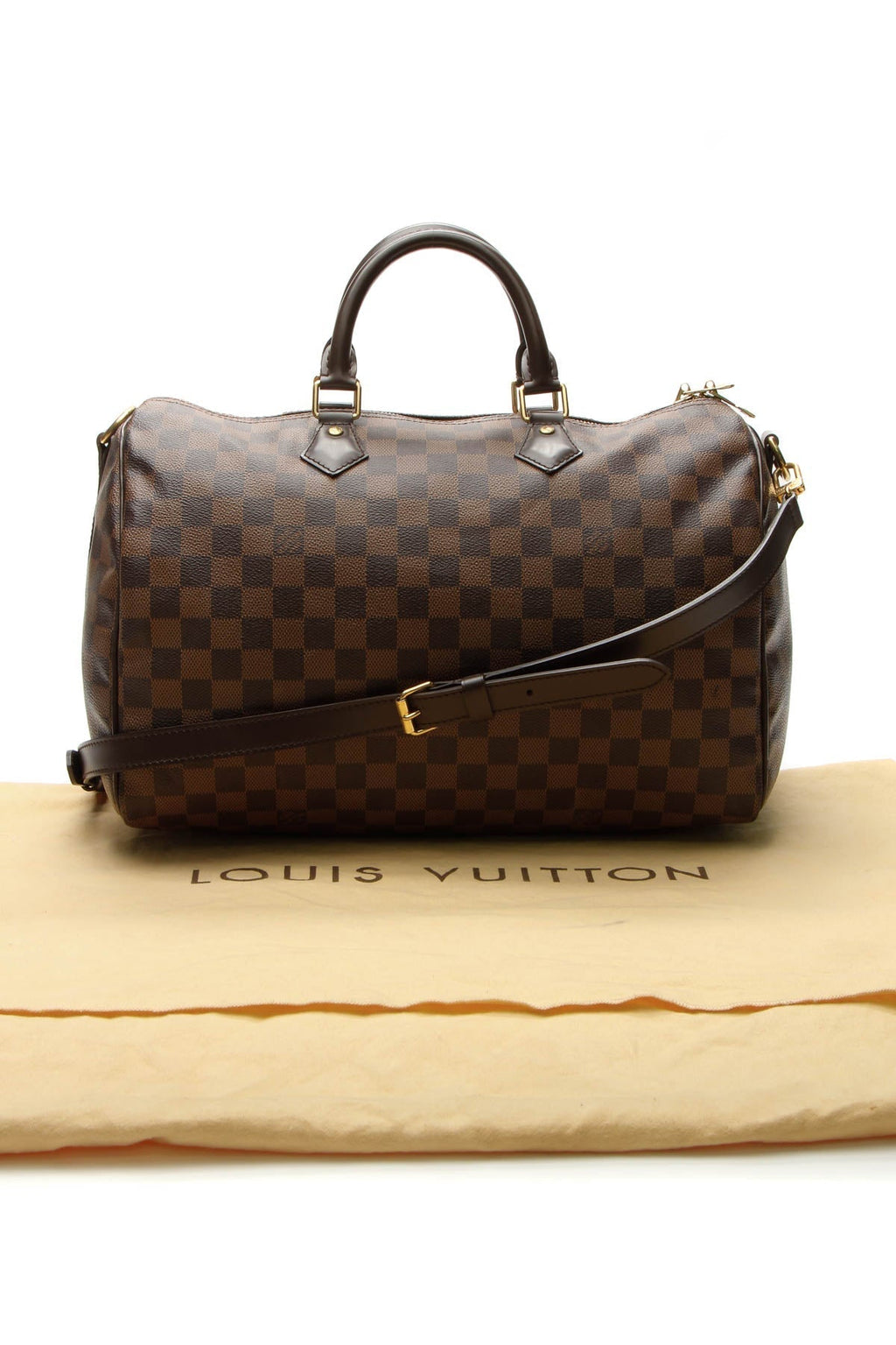 Speedy Bandouliere 35 Bag - Damier Ebene