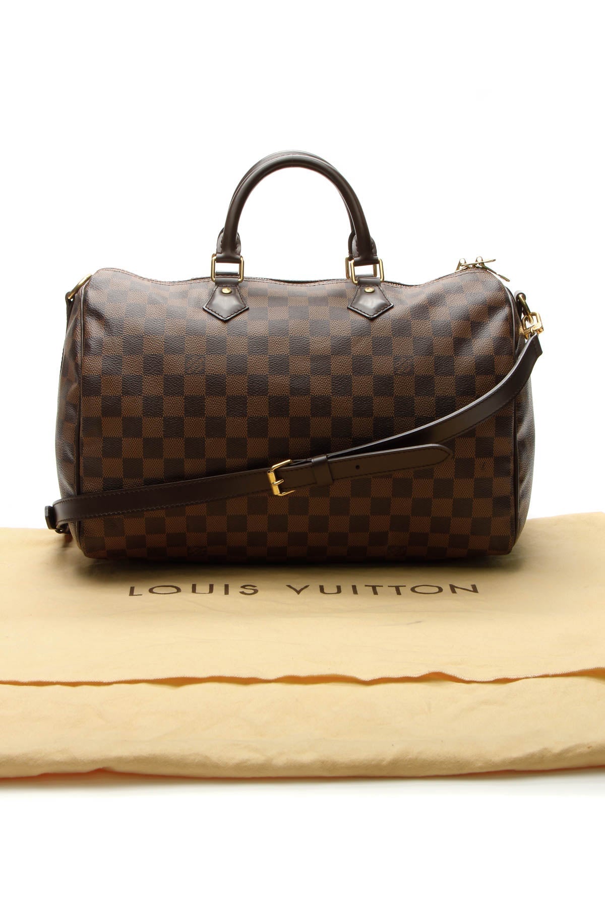 Speedy Bandouliere 35 Bag - Damier Ebene