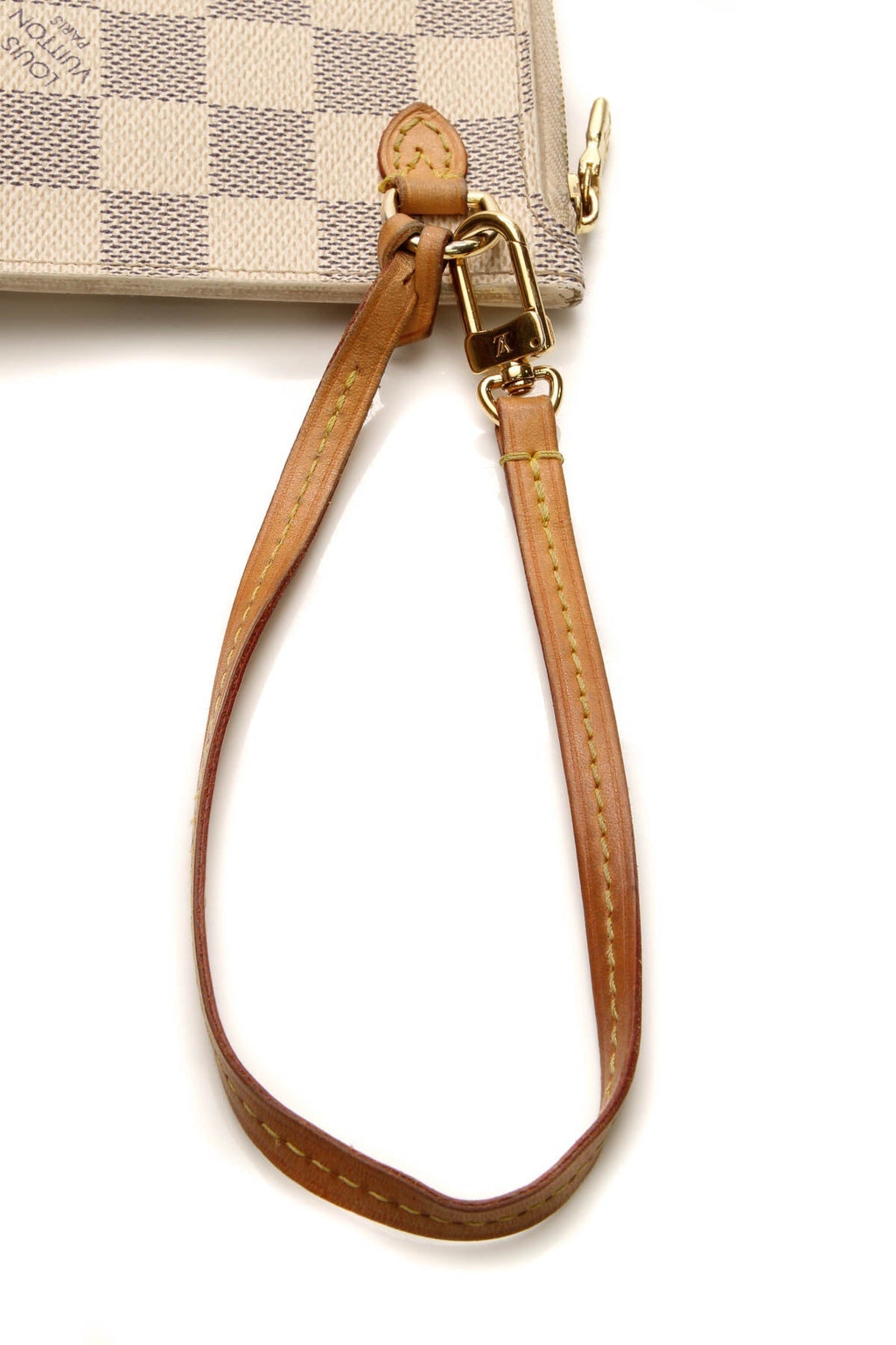 Neverfull Pouch Wristlet - Damier Azur