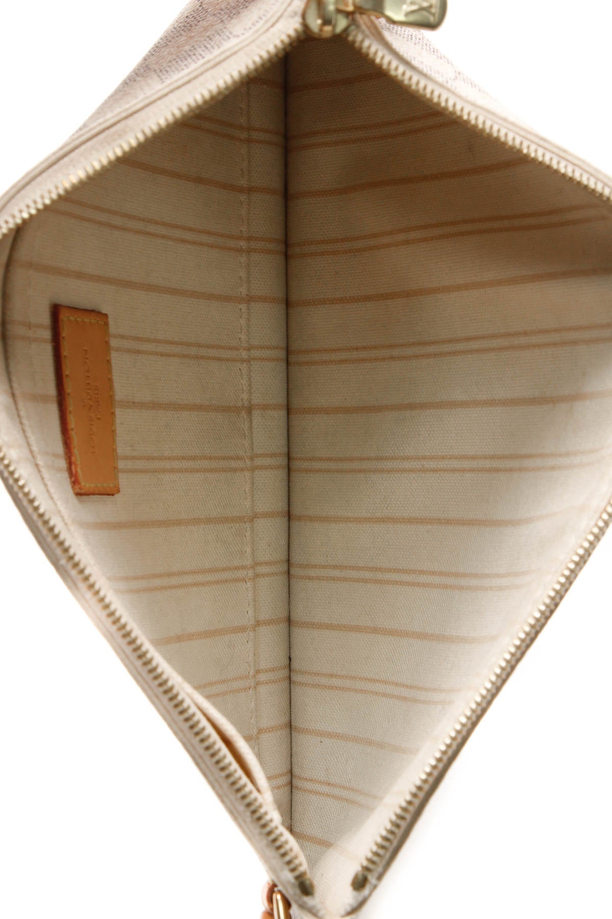 Neverfull Pouch Wristlet - Damier Azur