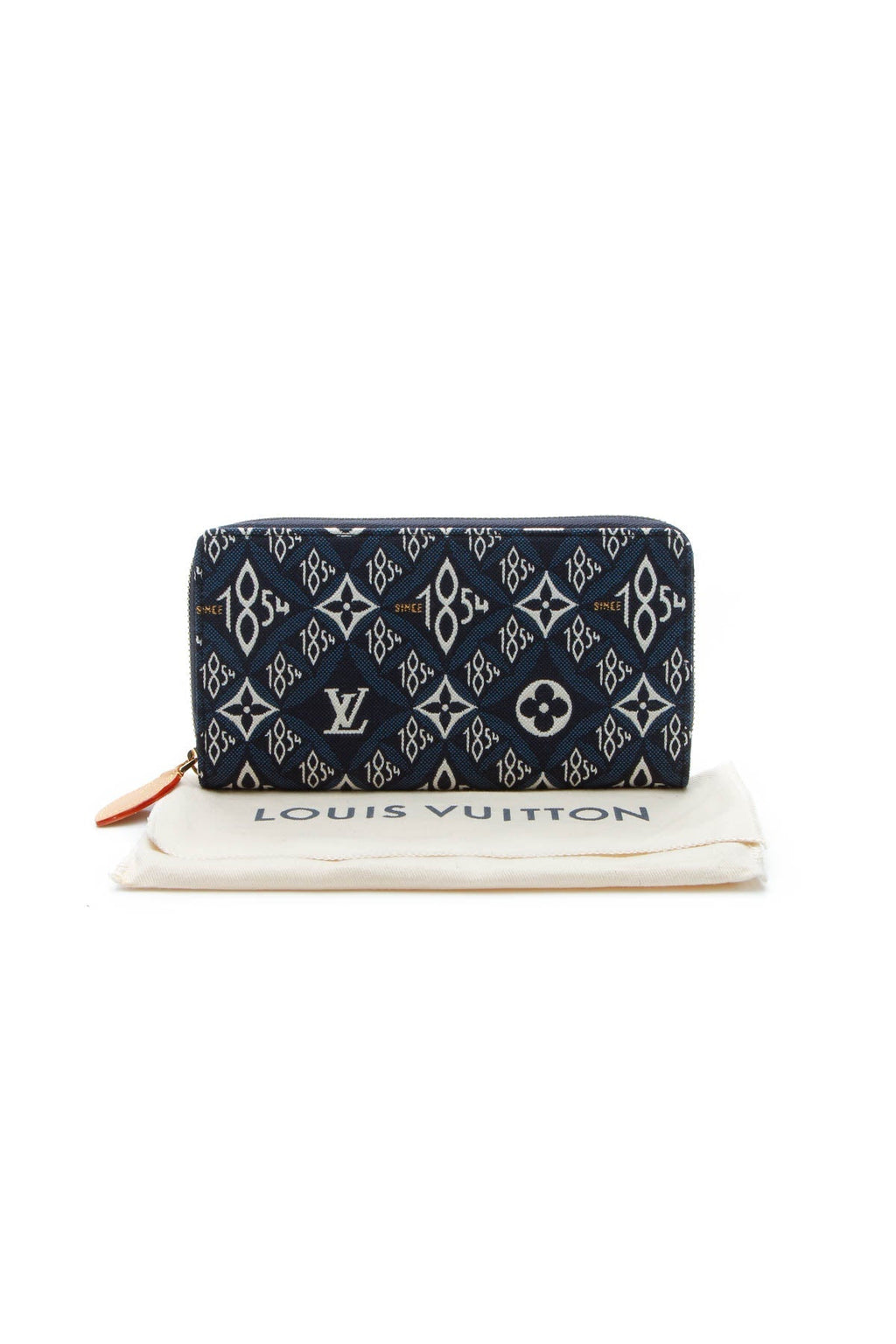 Since 1854 Zippy Wallet - Blue Jacquard
