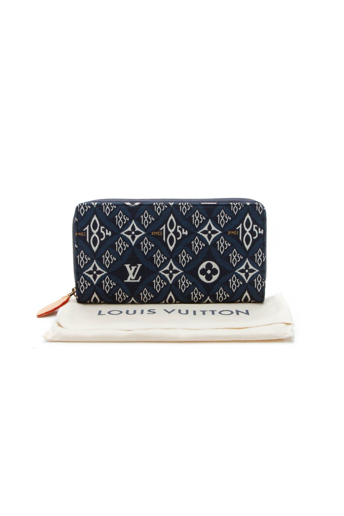 Since 1854 Zippy Wallet - Blue Jacquard