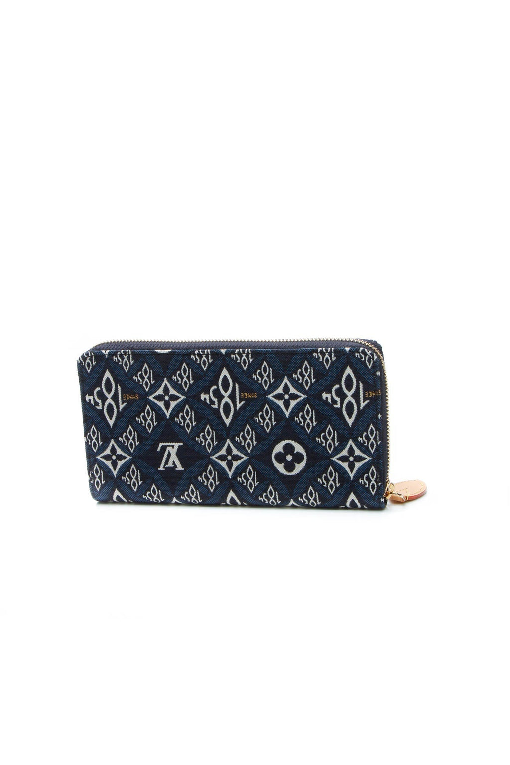 Since 1854 Zippy Wallet - Blue Jacquard