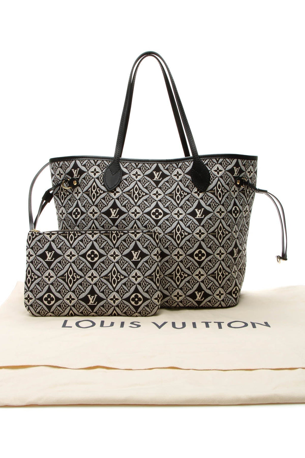 Since 1854 Neverfull MM Tote Bag - Gray Jacquard
