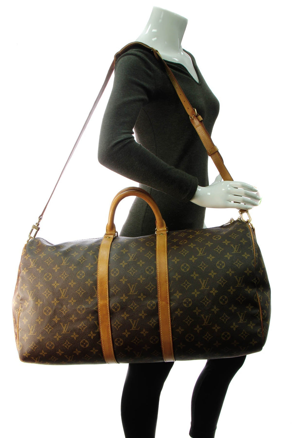Vintage Keepall 55 Bandouliere Travel Bag - Monogram