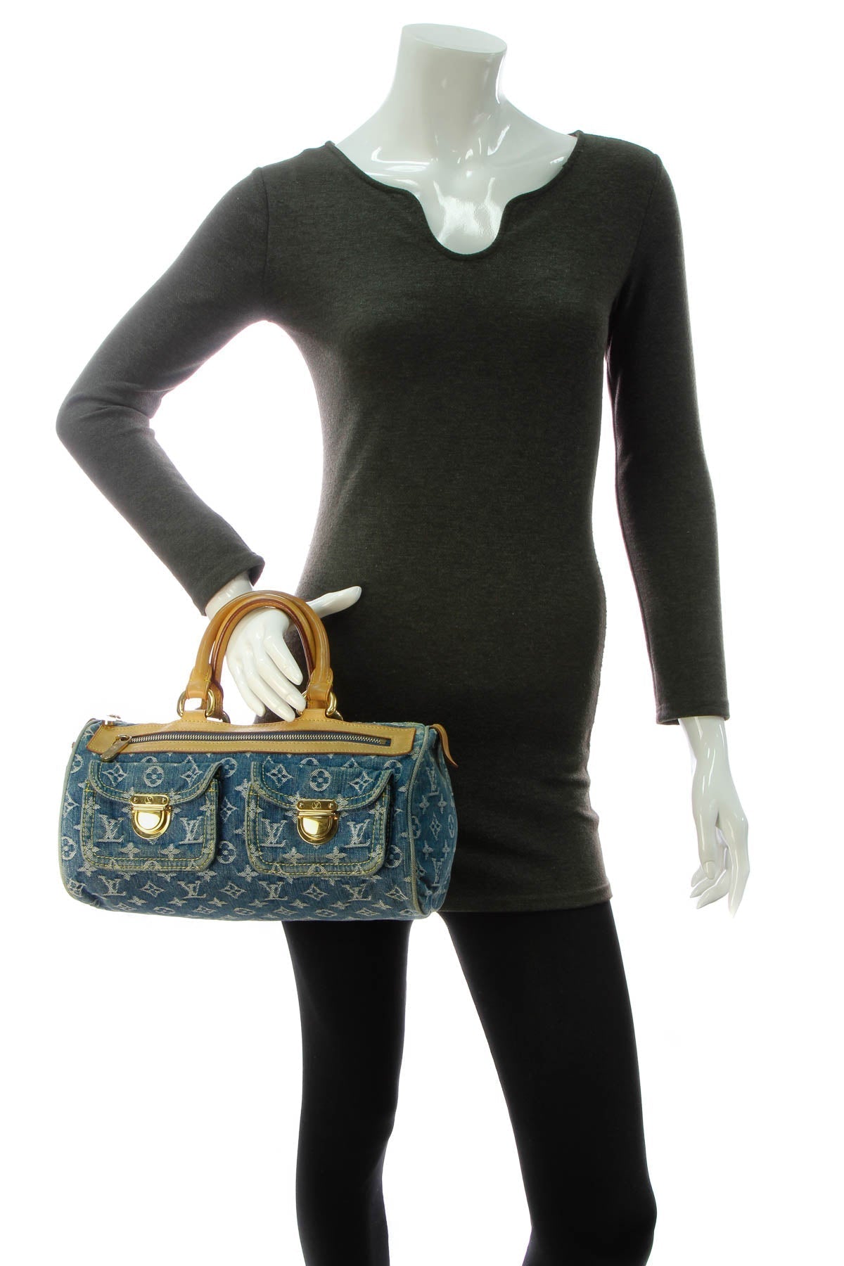Neo Speedy Bag - Monogram Denim