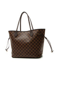 Neverfull MM Tote Bag - Damier Ebene/Cherry