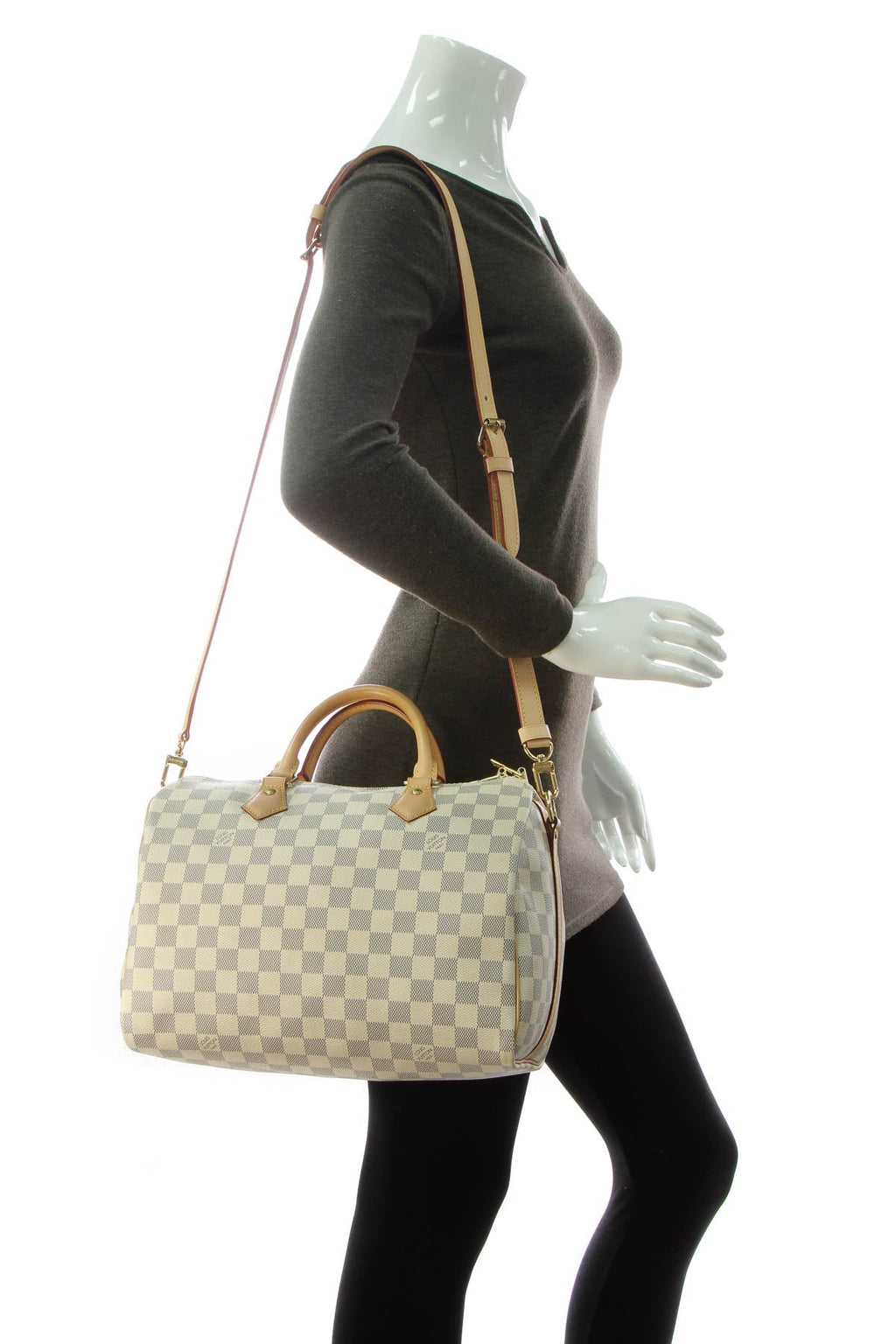 Speedy Bandouliere 30 Bag - Damier Azur