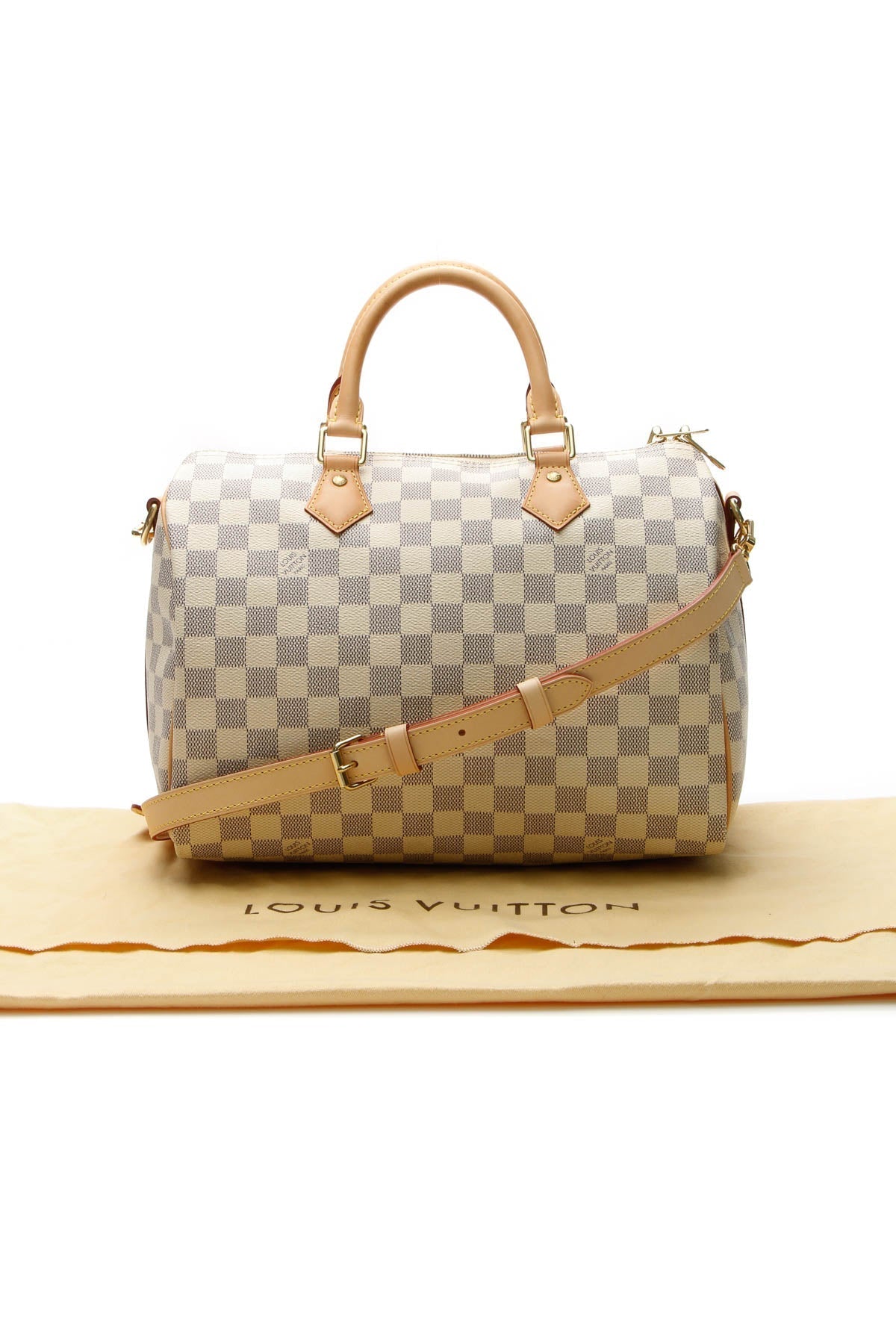Speedy Bandouliere 30 Bag - Damier Azur