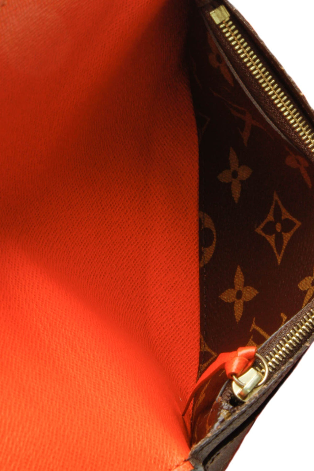 Josephine Wallet - Monogram/Orange