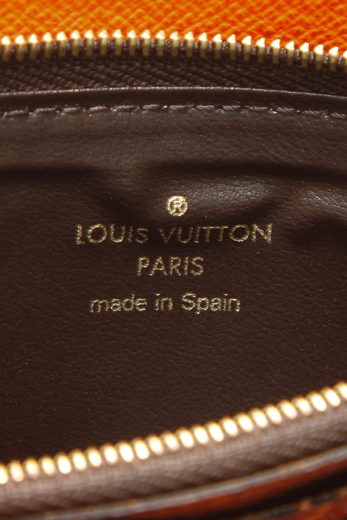 Josephine Wallet - Monogram/Orange