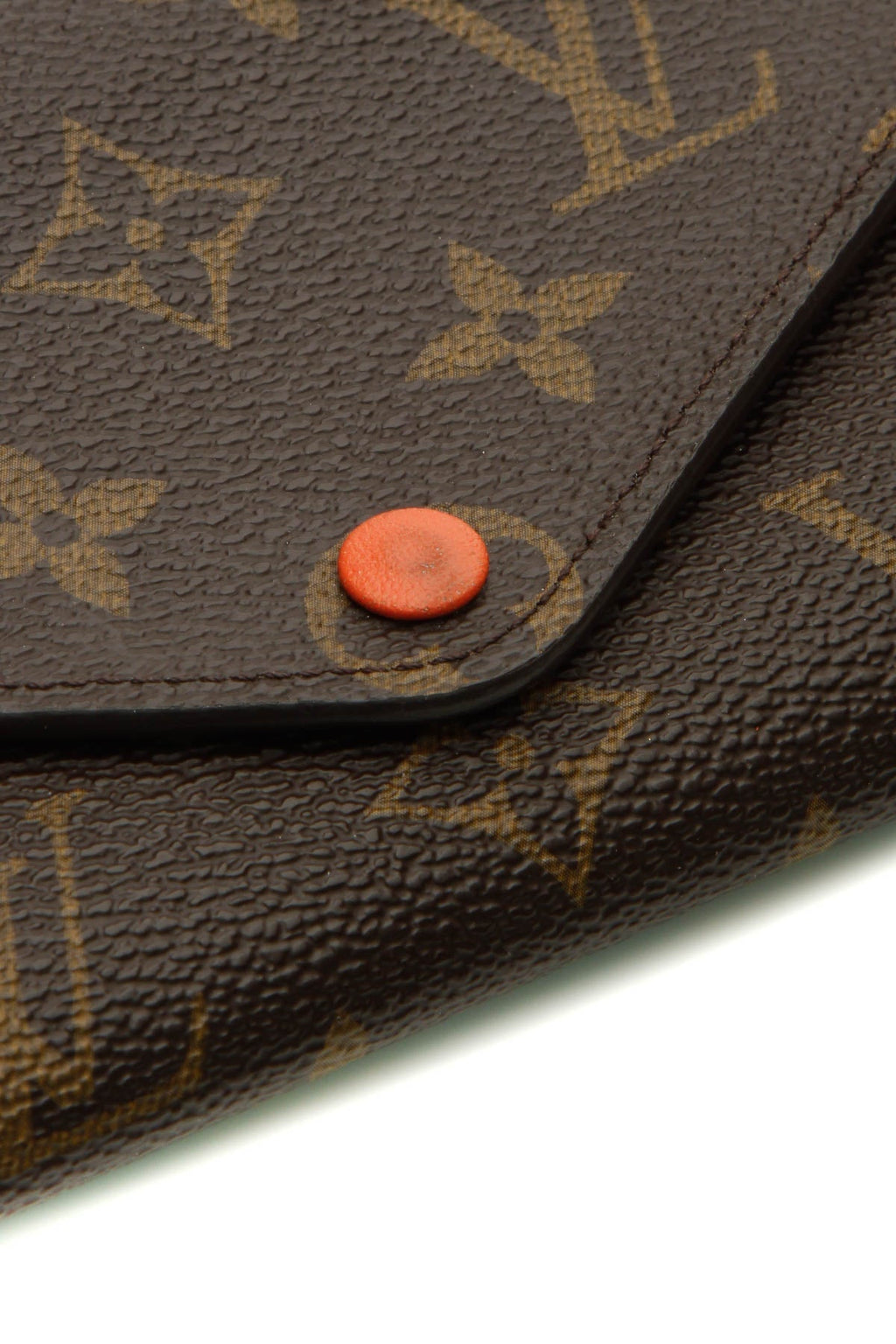Josephine Wallet - Monogram/Orange
