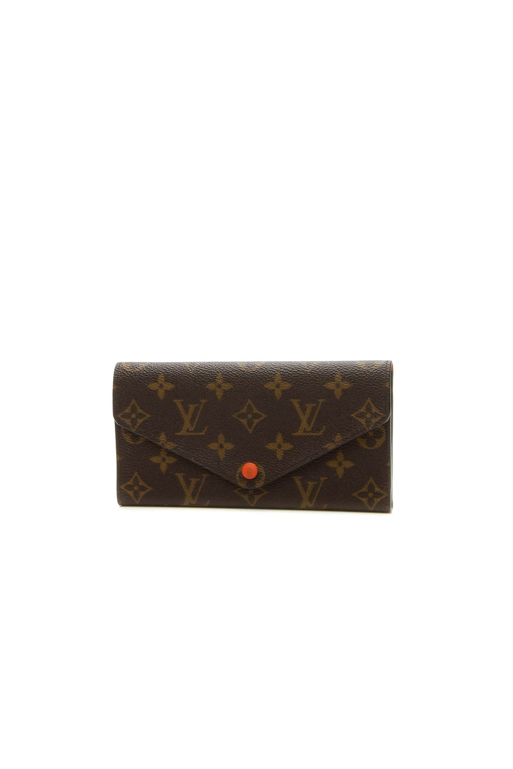 Josephine Wallet - Monogram/Orange