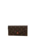 Josephine Wallet - Monogram/Orange