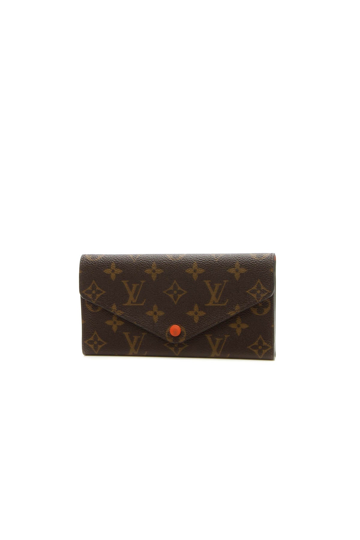 Josephine Wallet - Monogram/Orange