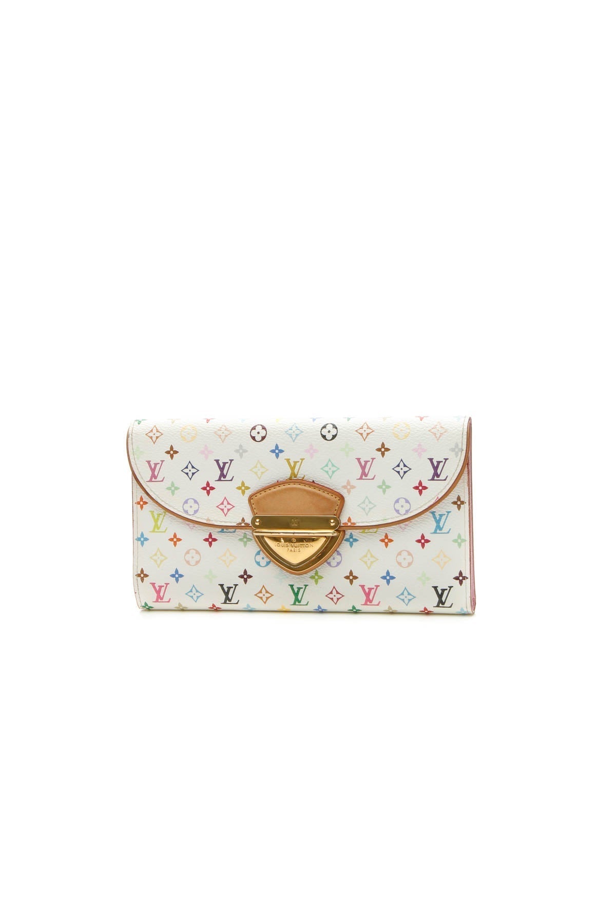 Eugenie Wallet - White Multicolore Monogram