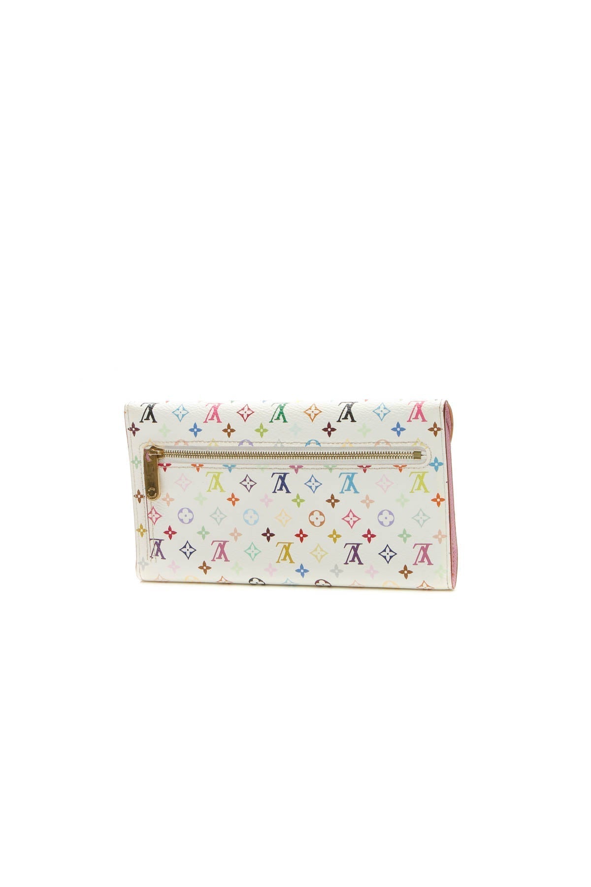 Eugenie Wallet - White Multicolore Monogram