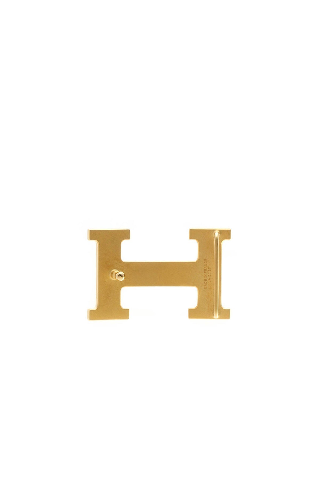 H Calandre 32mm Belt Buckle - Gold