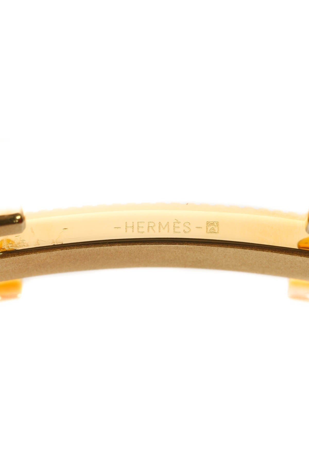 H Calandre 32mm Belt Buckle - Gold