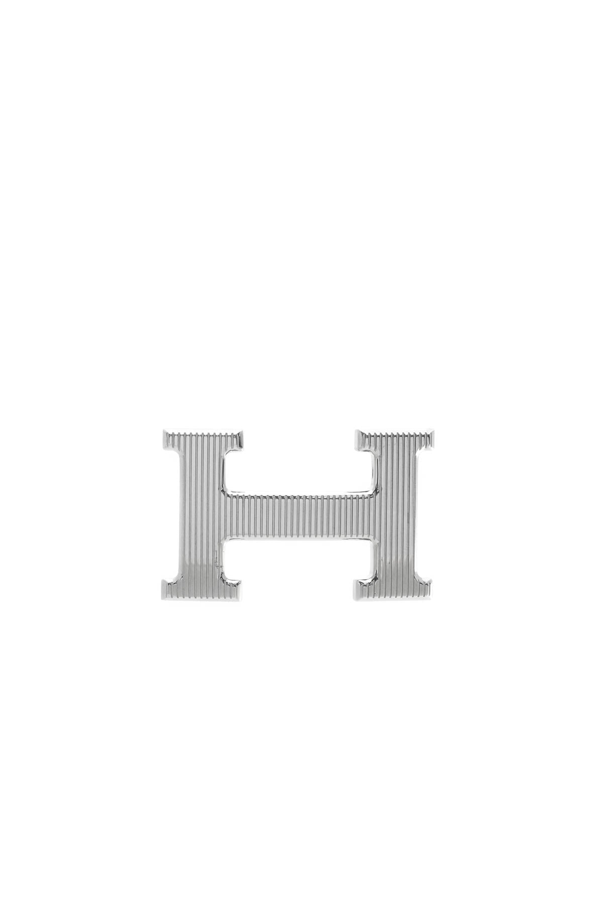 H Calandre 32mm Belt Buckle - Silver