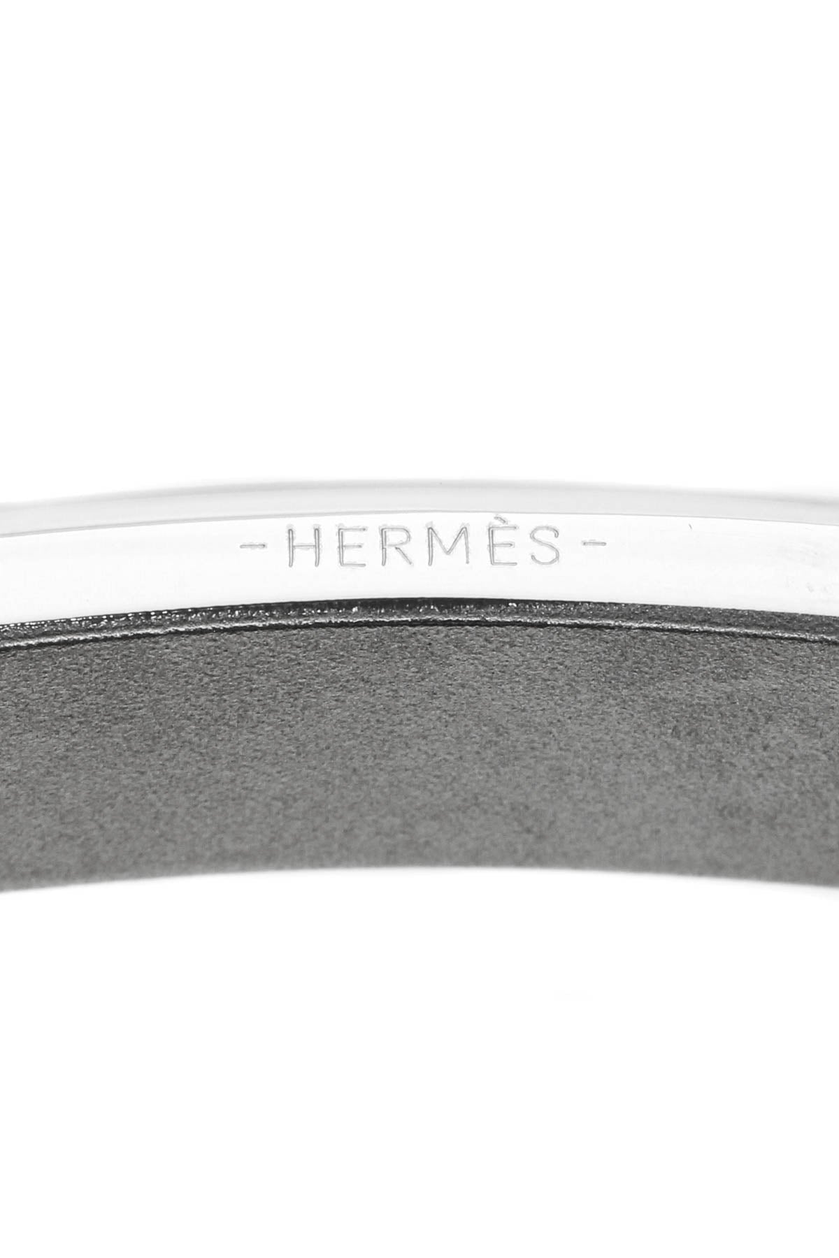 H Calandre 32mm Belt Buckle - Silver