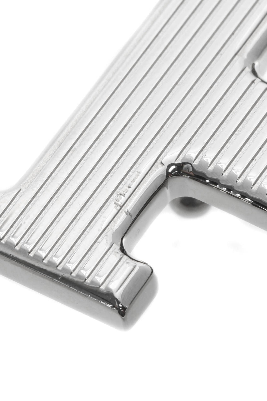 H Calandre 32mm Belt Buckle - Silver