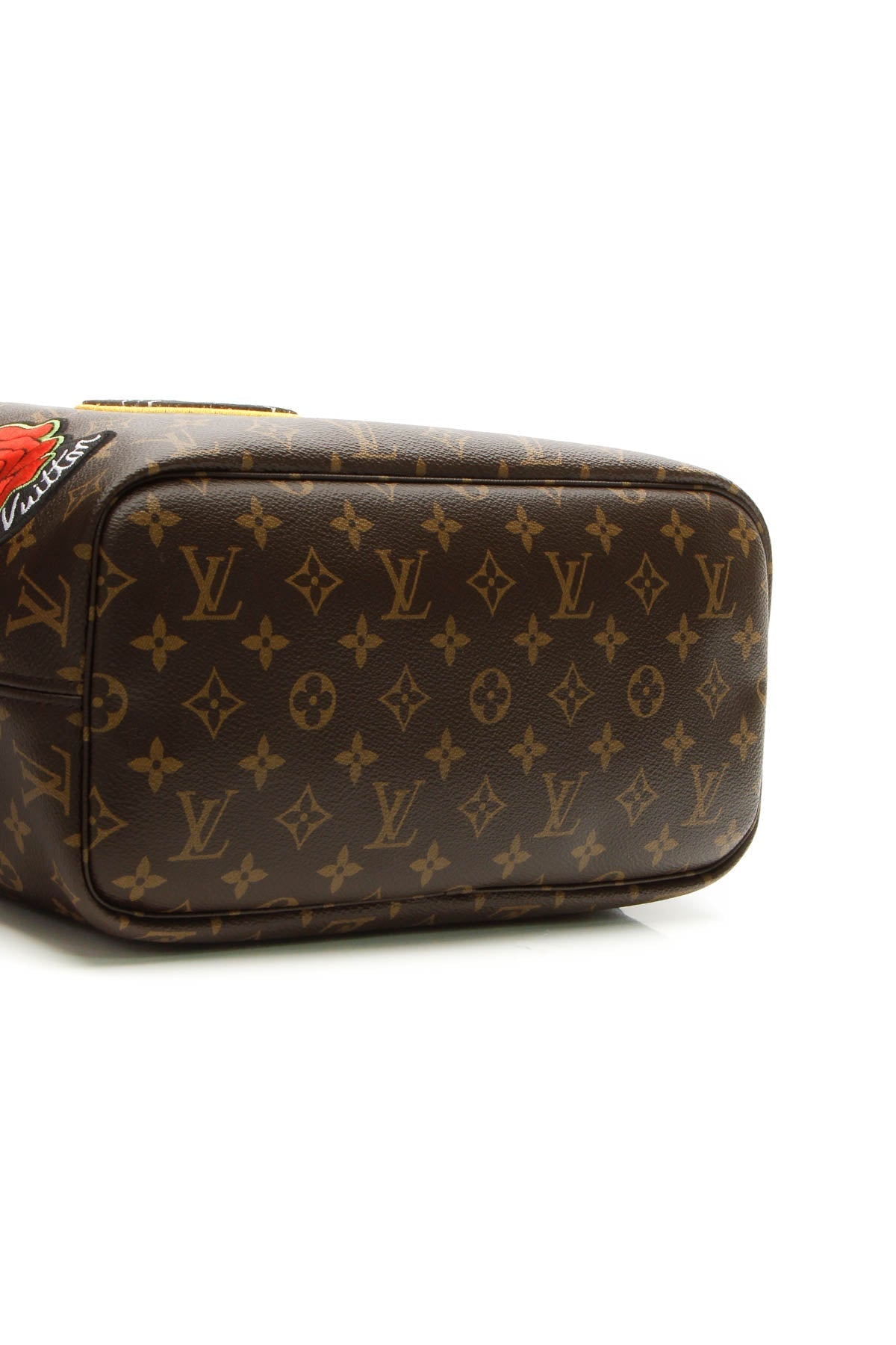 Patches Neverfull MM Tote Bag - Monogram
