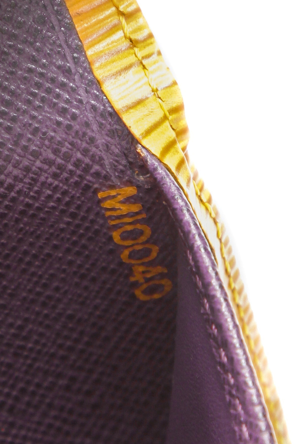 Vintage Epi Portefeuille Vienoise Wallet - Mandarin