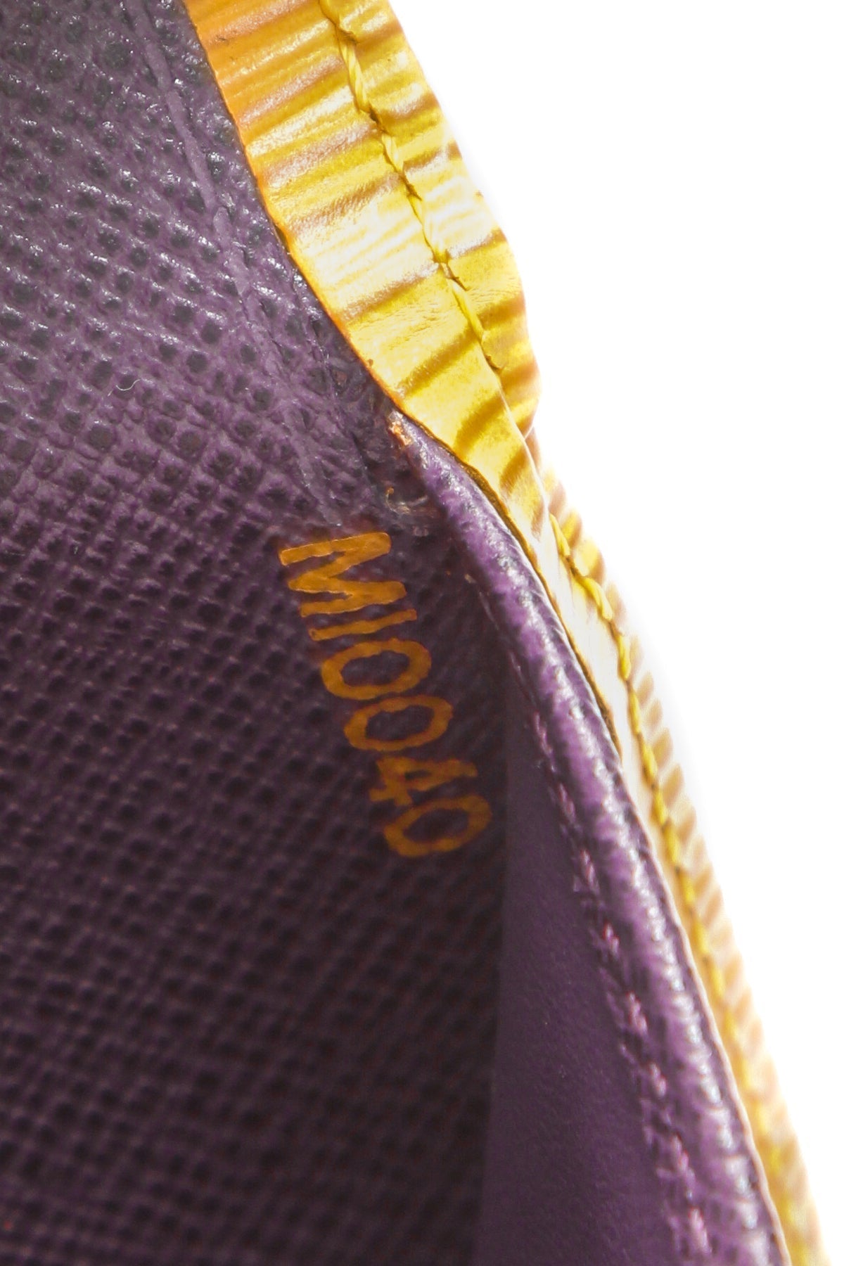 Vintage Epi Portefeuille Vienoise Wallet - Mandarin
