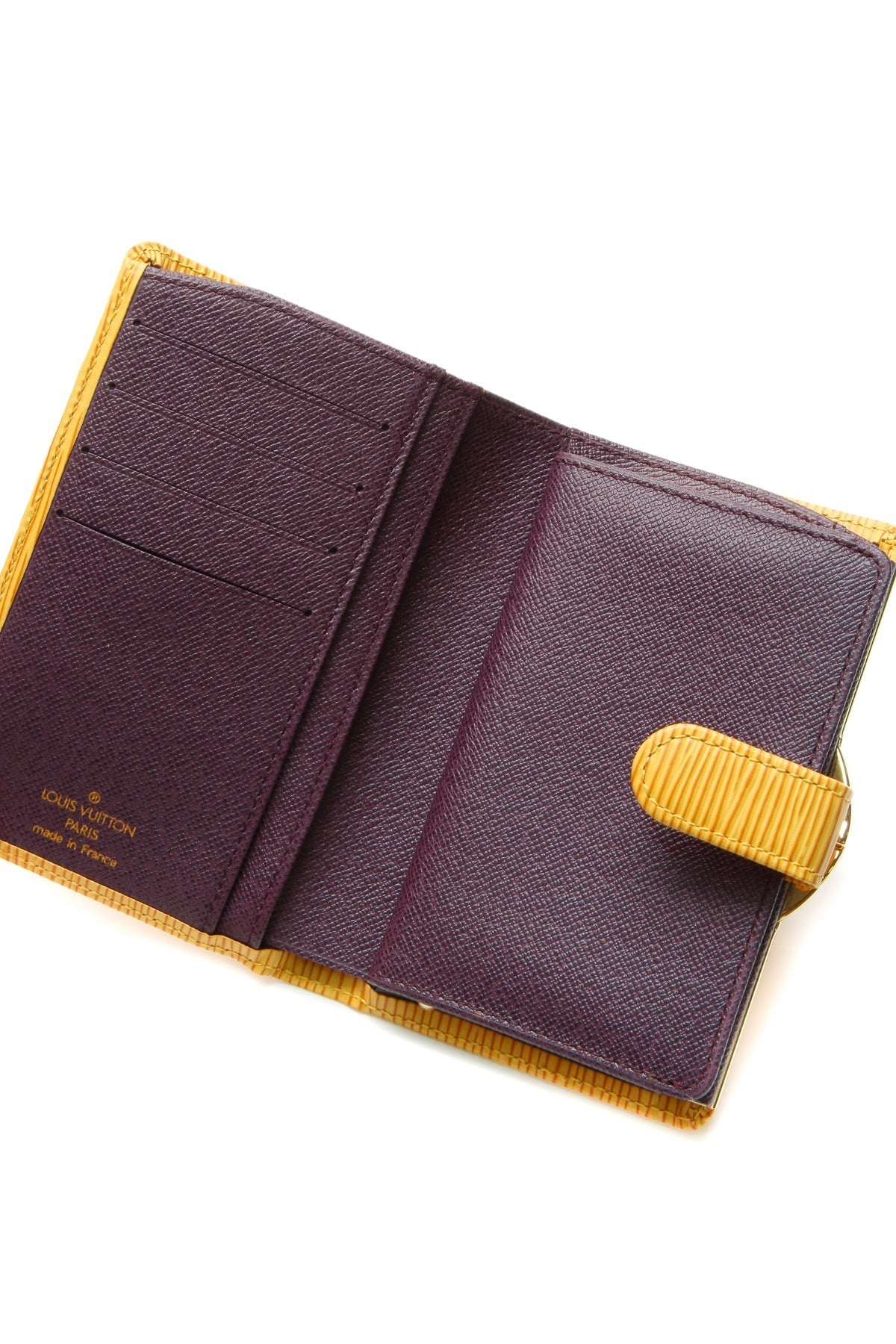 Vintage Epi Portefeuille Vienoise Wallet - Mandarin