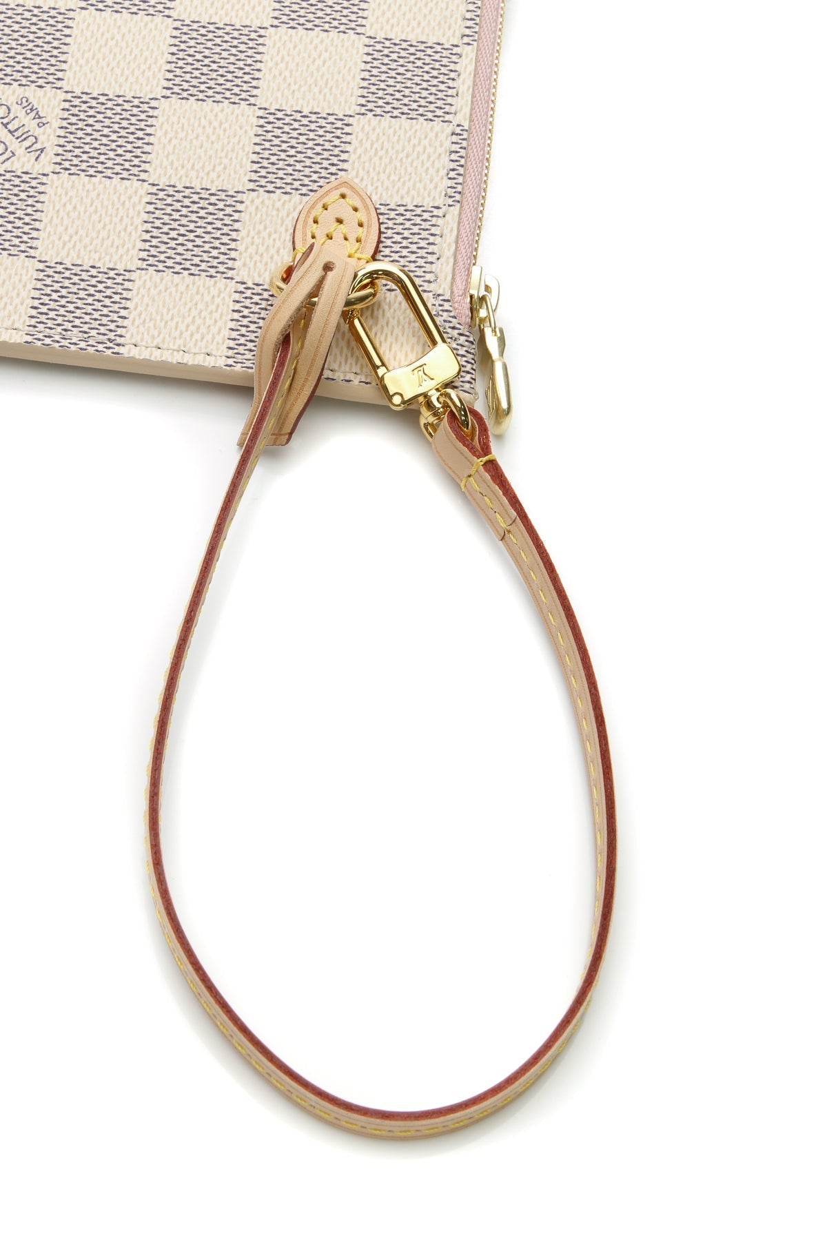 Neverfull Pouch Wristlet - Damier Azur