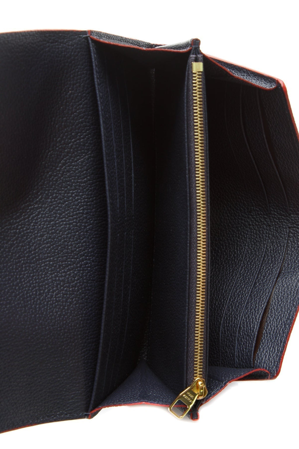 Empreinte Sarah Wallet - Marine Rouge