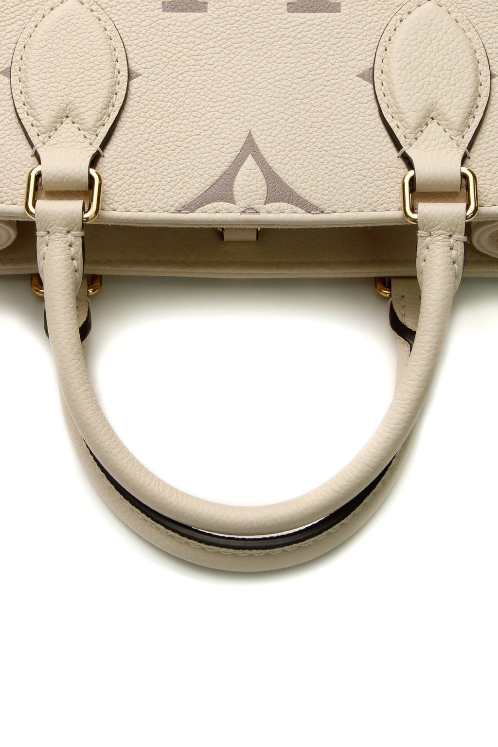 Bicolor Empreinte Onthego Bag PM Tote Bag - Cream/Rosewood