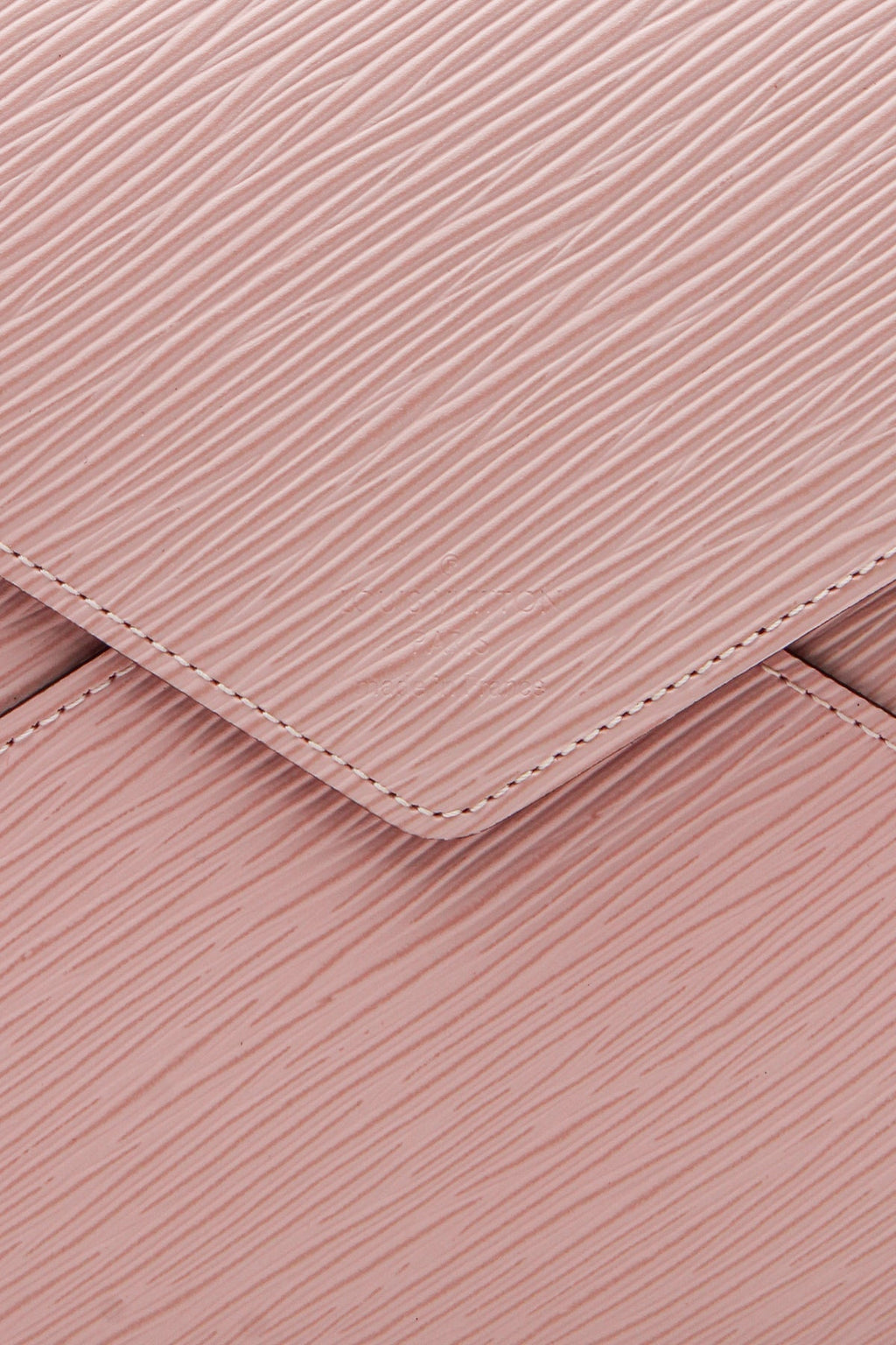 Kirigami Large Pochette - Epi Rose Ballerine