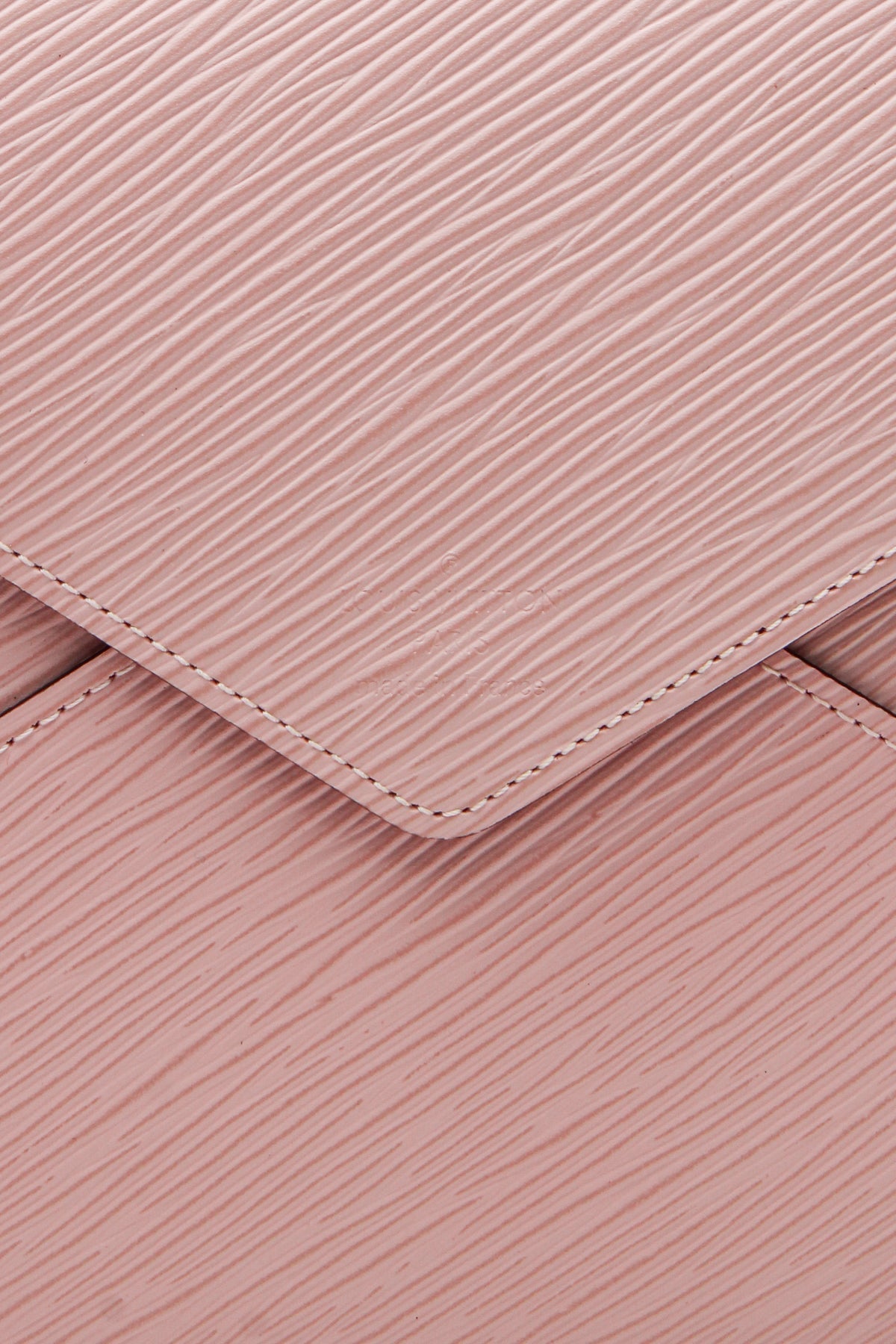 Kirigami Large Pochette - Epi Rose Ballerine