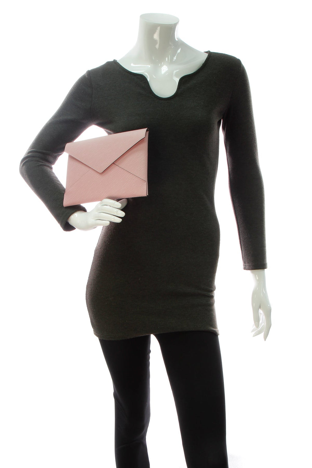 Kirigami Large Pochette - Epi Rose Ballerine