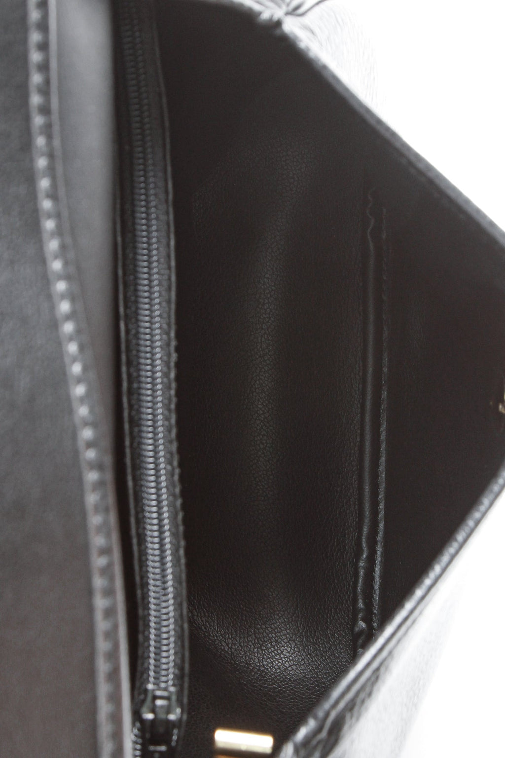 Vintage Flap Crossbody Bag - Black